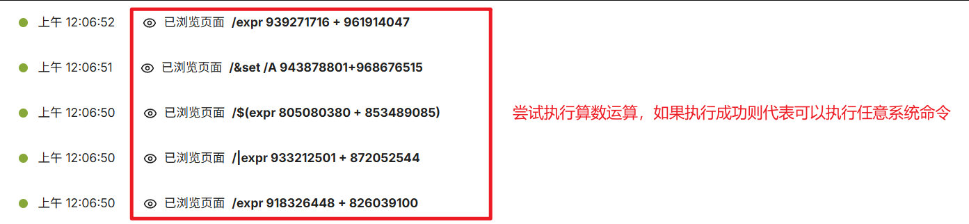尝试执行算数运算