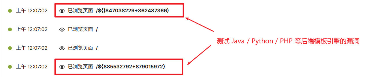 测试java php等后端模版漏洞